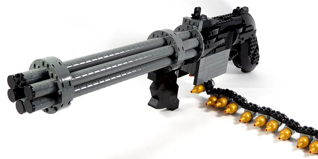 LEGO Gun of the Week - Wolfenstein Gatling Gun by Julius von Brunk - BrickWarriors