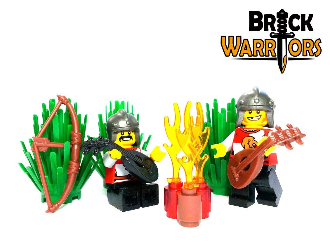 custom lego instruments and helmets