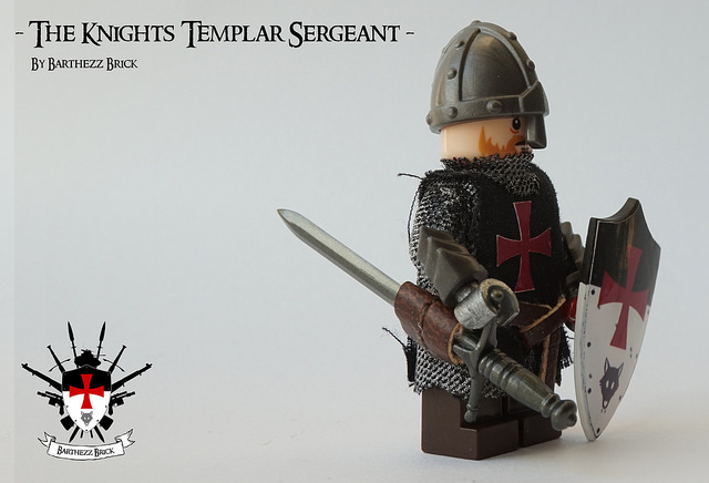 Custom LEGO of the Week - The Knights Templar Sergeant Barthezz - BrickWarriors