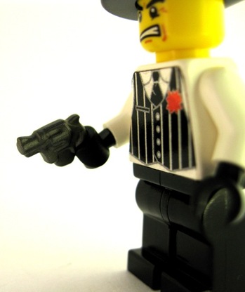 Custom Lego Gun Highlight - Snub Nose Revolver - BrickWarriors